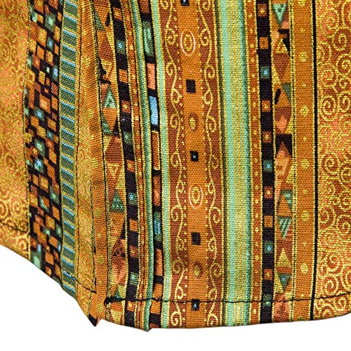 Jinyuan Camisa Hawaiana De Playa De Verano para Hombres 2020 Marca De Manga Corta Camisa Floral De Gran TamañO Ropa Casual De Vacaciones para Hombres Amarillo 4XL