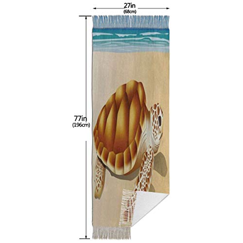 JJsister Bufandas de Mujer,Bufanda Chales para Mujer, Women's Long Shawl Vintage Flamingo Polka Dot Winter Warm Pashmina Scarf with Tassel