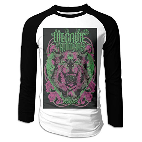 Johnson hop We Came As Romans Camiseta de Manga Larga para Hombre Camiseta de Fitness Contraste(L,Negro)
