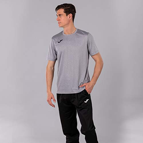 Joma Combi Camiseta Manga Corta, Hombre, Gris (Melange Claro), S