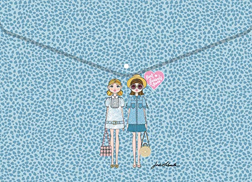 Jordi Labanda 16086 Pack de 4 sobres de polipropileno Best Friends y Flowery