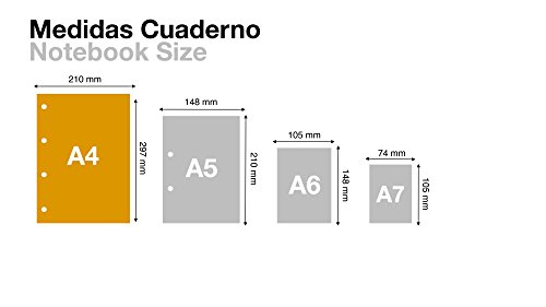 Jordi labanda cuaderno A4 cuadrícula 120 hojas Meow