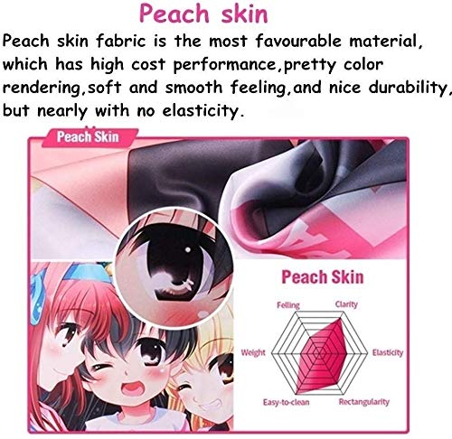 Jqchw Los Aficionados Mascota Chica En Sakura Village Anime Favorito Almohada Consejo de Anime Patrón Pretty Girl Shiina Mashiro Encanto de Doble Cara Almohadilla de Tiro de Cubiertas