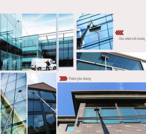 JSZMQD Limpieza Paneles Solares, 3.6-9M Limpiador De Ventanas con Telescópico Mango, para El Coche, Caravana, Caravana, Camión, Coche, Autobús Limpieza De PV,6m