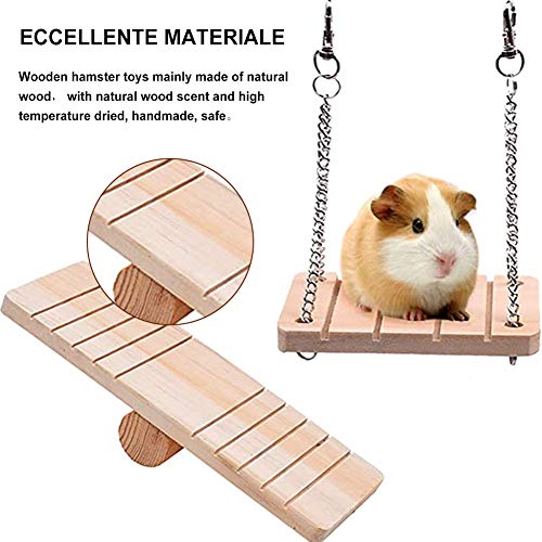 Juguete para Masticar hámster,Juego de 4 Masticar de Juguetes para Animales Pequeños Juguetes Conejos,Mancuernas de Ejercicio,Cuidado de Los Dientes Molares de Conejos,Jerbos,Natural Molar Branches