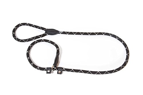 Julius-K9 2020R-IDC IDC Retriever Leash with Training Collar Diam.12mm x 2 M - Black-Fluorescens, Negro