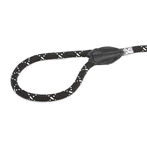 Julius-K9 2020R-IDC IDC Retriever Leash with Training Collar Diam.12mm x 2 M - Black-Fluorescens, Negro