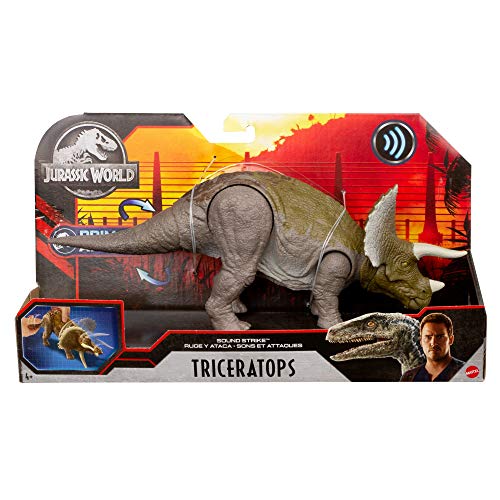 Jurassic World Dinosonidos Control Total Dinosaurio Triceratops ( Mattel Gjn65)