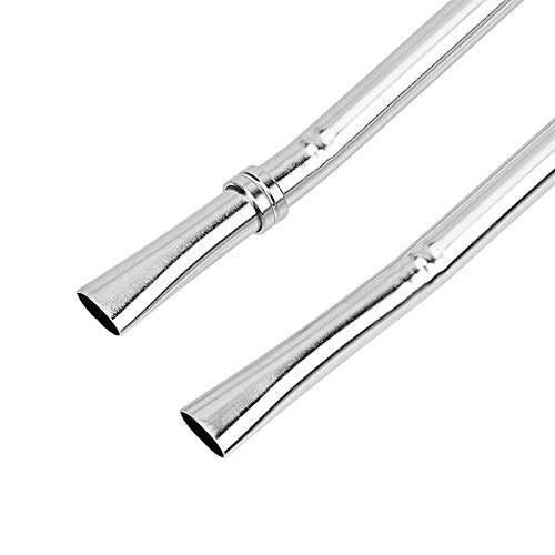 JYSLI Confort Aparearse Jugo Herramienta Reutilizable té de Paja de residuos Cuchara té del Acero Inoxidable Filtro Pajita Spoon Bar Accesorios Caracteristicas (Color : Ordinary Type)