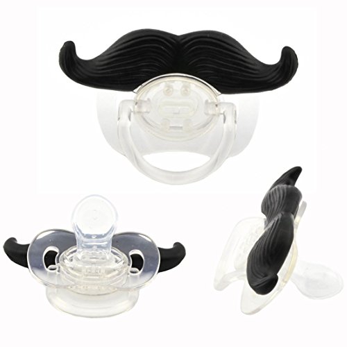 Jzhen Chupete con Bigote para Bebé Recien Nacido