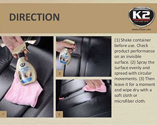 K2 - Piel cuidado, limpiador & bálsamo, muy bien verarbeitbar, agradable olor, botella de aerosol 200 ml