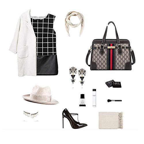 KAIDILA Bolso para Mujer Cruz Cuerpo Bolsas Playa y Bolsas 2018 Europea y Americano PVC Rayas Hombro Messenger Bag R Bolso Etro Moda