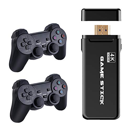 KAMLIKE Consola inalámbrica USB Game Stick Consola de Videojuegos Mini Controlador Retro de 8 bits Salida HDMI Reproductor Dual Consola de Juegos clásica 3500 incorporada