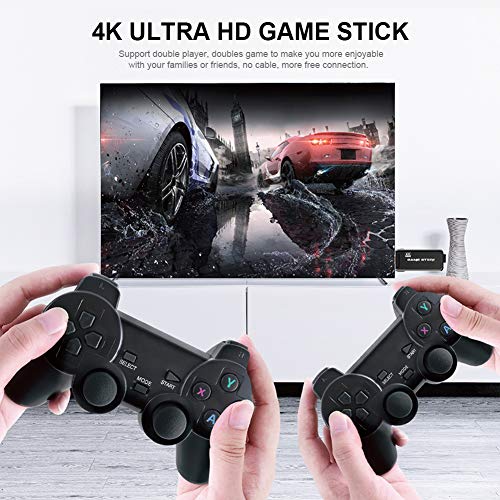KAMLIKE Consola inalámbrica USB Game Stick Consola de Videojuegos Mini Controlador Retro de 8 bits Salida HDMI Reproductor Dual Consola de Juegos clásica 3500 incorporada