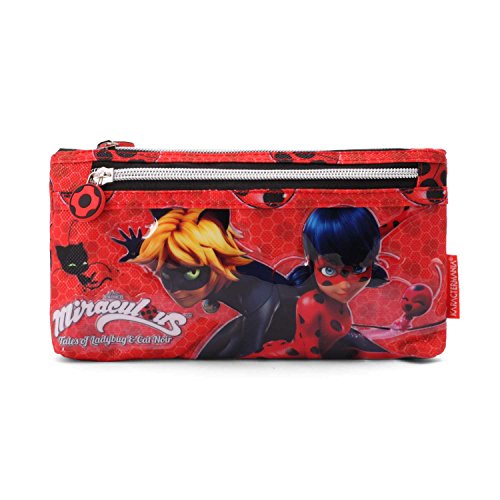 Karactermania 35510 Ladybug Defenders Estuches, 22 cm, Rojo