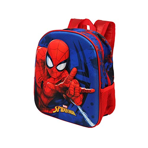 Karactermania Spiderman Crawler - Mochila 3D Pequeña, Multicolor