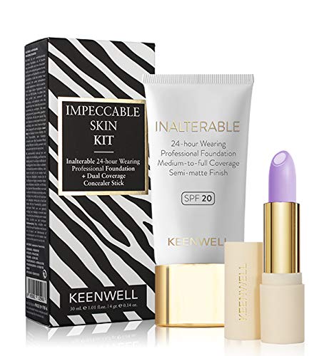 Keenwell, Kit Base Maquillaje Cobertura Media+Corrector Versatil