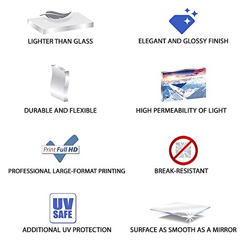 KEOA Moderno Arte de la Pared Fotos decoración para el hogar Cartel de barbero 5 Paneles peluquería peluquería Posters HD Marco de Pintura Impresa,A,30×40x2+30×60x2+30x80×1