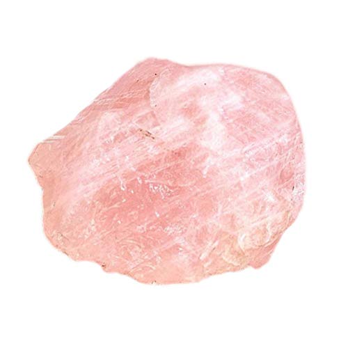 Keptfeet - Piedra de cristal de cuarzo rosa natural de 2 a 3 cm