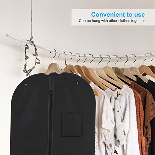 Keten 3 X Funda para Ropa Prémium con Funda para Zapatos Y Cepillo para Pelusas - 100 X 60 cm Bolsa para Trajes Funda para Abrigo/Chaqueta De Traje