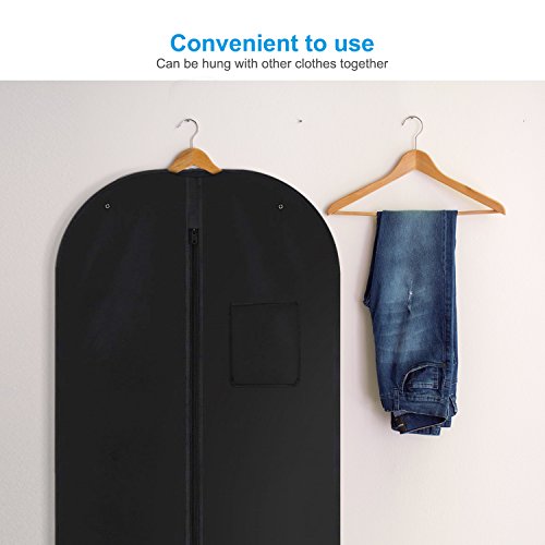 Keten 3 X Funda para Ropa Prémium con Funda para Zapatos Y Cepillo para Pelusas - 100 X 60 cm Bolsa para Trajes Funda para Abrigo/Chaqueta De Traje