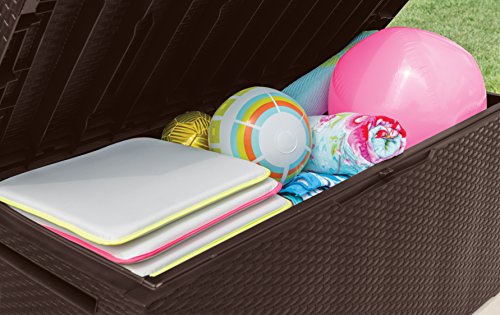 Keter Capri Arcón exterior, Marrón, 53.5x123x57 cm