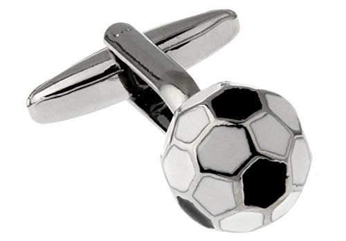 KFYU Gemelos esféricos Redondos de fútbol Mangas francesas Manicura de Regalo para Hombres