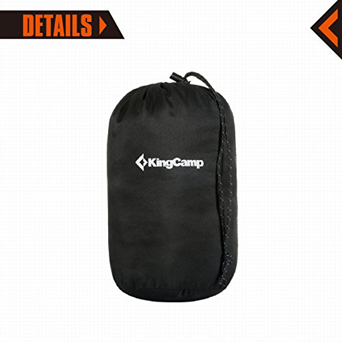 KingCamp Almohada de Viaje Viscoelástica con Memoria, Corrige la Postura del Cuello, Cojín Cervical con Capucha, Fácil de Llevar y Utilizar, Confortable, Color Gris