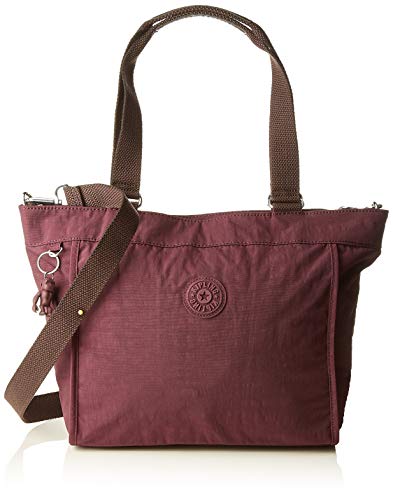 Kipling New S, Bolso Shopper para Mujer, Morado (Dark Plum), 42x27x13 centimeters (B x H x T)