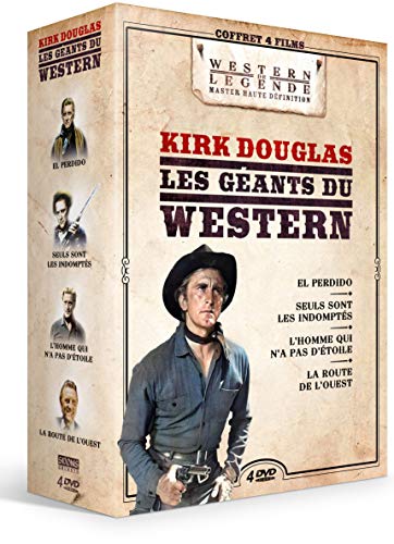 Kirk Douglas - Les Géants du Western : L'Homme qui n'a pas d'étoile + Seuls sont les indomptés + El Perdido + La Route de l'ouest [Francia] [DVD]