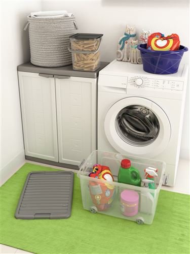 Kis Jolly 9734000 0447 01- Armario escobero, Blanco