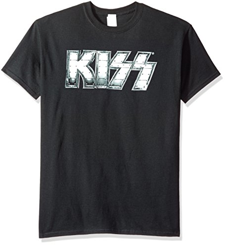 Kiss - Hombres de Heavy Metal Camiseta, Medium, Black