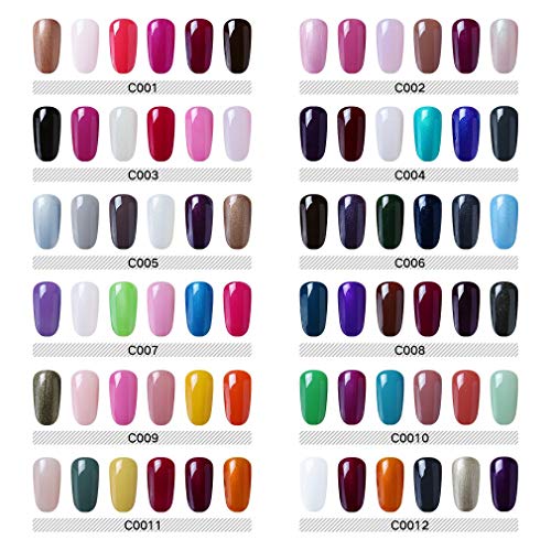 Kit de esmalte de uñas de gel Clavuz, 6 unidades (kit para reglar)