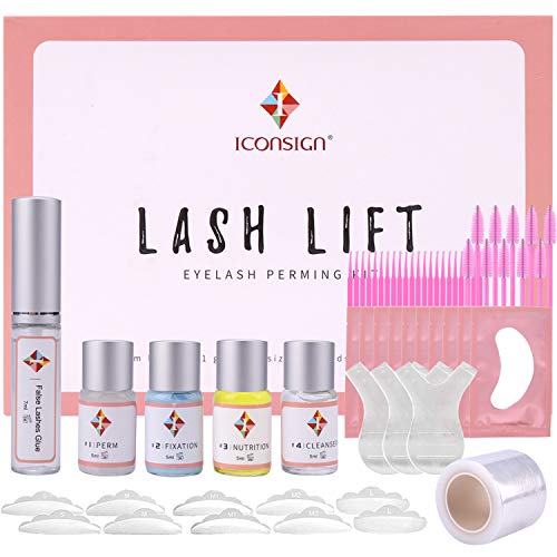 Kit de Permanente de Pestañas, Eyelash Perm Liquid Eyelash Wave - Herramientas de Maquillaje Curling de Pestañas, Lash Lift Long Lasting, Duradero y Natural