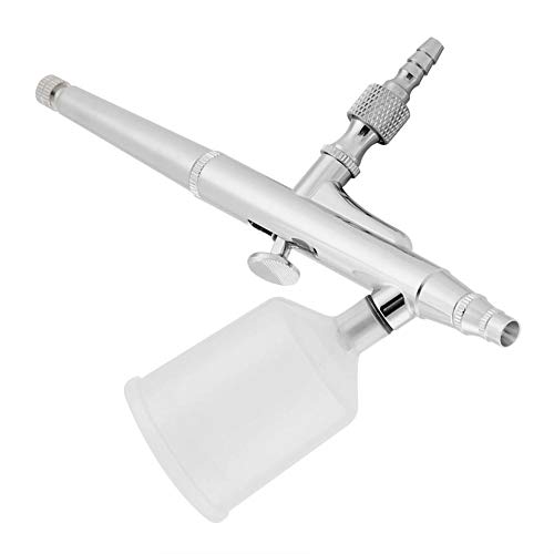 Kit de Sistema de aerografía, Multifuncional Kit de aerografía de Doble acción Aguja Pistola de Gran Capacidad Pistola de Pintura Herramientas artísticas (0.2mm)