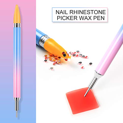 Kit Uñas Acrilicas Completo Profesional Kit de Manicura Uñas Acrílicas Accesorios y Decoraciones 12pcs Pedrería Uñas Limas y Acrilico Nail Art