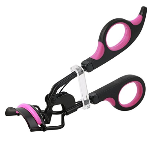 Kitechildhood Rizador de pestañas con Mango Negro, Herramienta de Maquillaje para pestañas