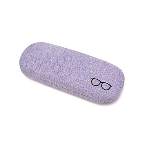 Kono Fundas de Gafas Rigida Protector de Gafas Estuches para Hombre y Mujeres (Morado)