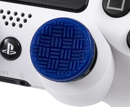 KontrolFreek Omni para mando de PlayStation 4 (PS4) | Performance Thumbsticks | 2 baja altura cóncavos | Azul