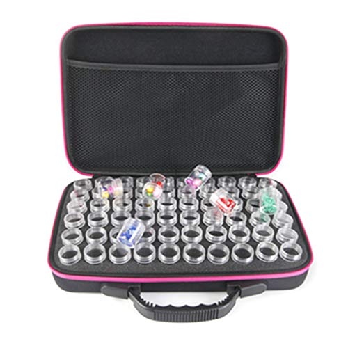 Koobysix 60 - Maletín organizador con compartimento de red y 60 botellas de plástico