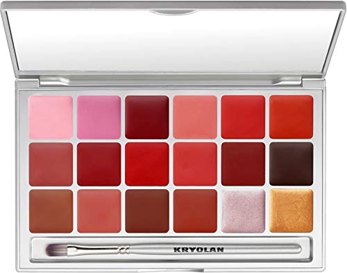 Kryolan 1218 Lip Rouge – Set de 18 colores (lrp2)