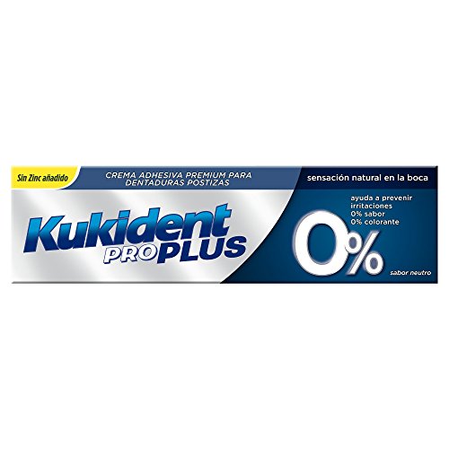 Kukident Plus 0% Adhesivo para prótesis dentales 40 g