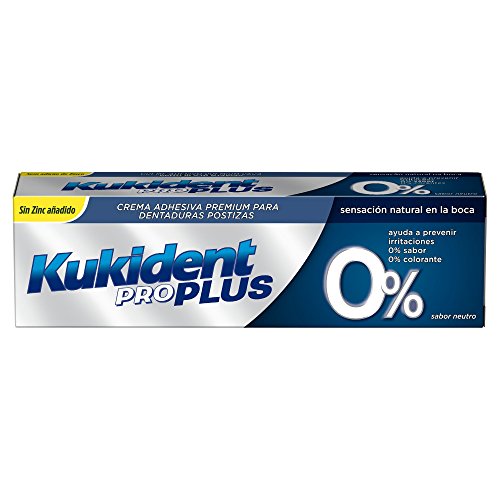 Kukident Plus 0% Adhesivo para prótesis dentales 40 g