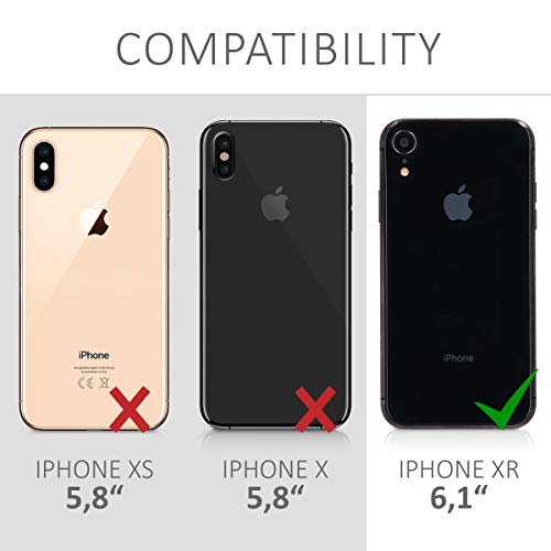 kwmobile Funda Compatible con Apple iPhone XR - Carcasa de TPU para móvil - Cover Trasero en Blanco