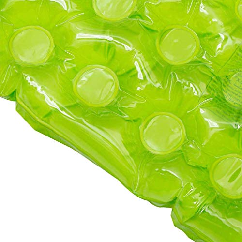 Kyman Ride-On colchón de Aire Inflable Anillo Flotante Inflable Sentado Fila Fila Adulto Fiesta en la Piscina Piscina Flotante Cama de Agua, Verde (Color : Orange)