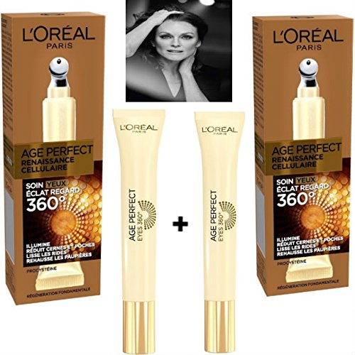 L 'Oréal Paris Age Perfect Renacimiento Celular cuidado ojos 15 ml (lote de 2 productos)