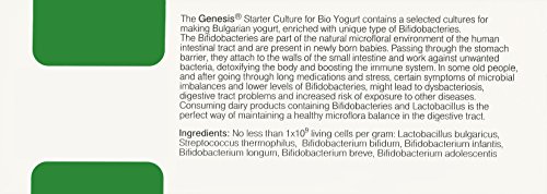 La cultura en la preparación casera de yogur Bio búlgaro GENESIS LABORATORIOS - 50 litros