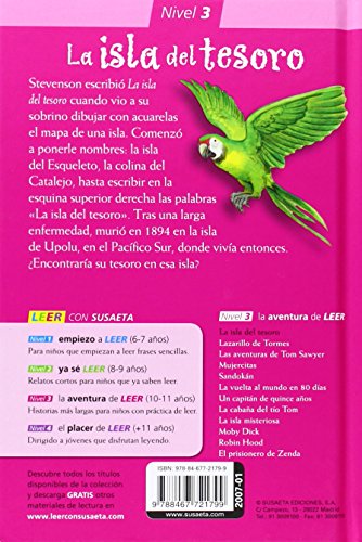 La Isla Del Tesoro (La aventura de LEER con Susaeta - nivel 3)