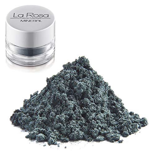 La Rosa maquillaje mineral nº 87 malachite sombra brillante de color verde esmeralda - 3 gr