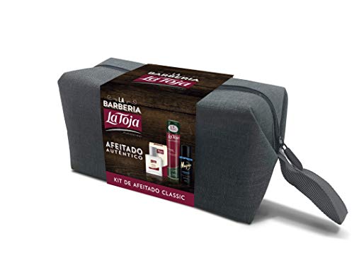 La Toja - Kit de afeitado - After shave Bálsamo Clásico 100ml + Espuma Classic 300ml + Deo Spray Magno Marine 150ml